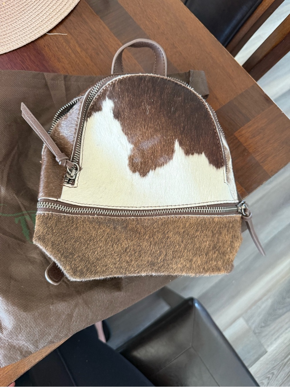 NWOTTrinity Ranch Hair on hide mini Backpack